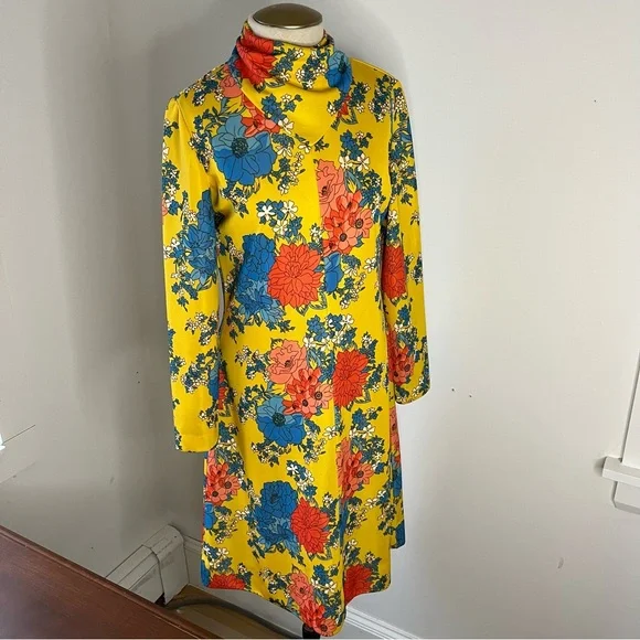 Floral Yellow Dress - Picture 1 of 12